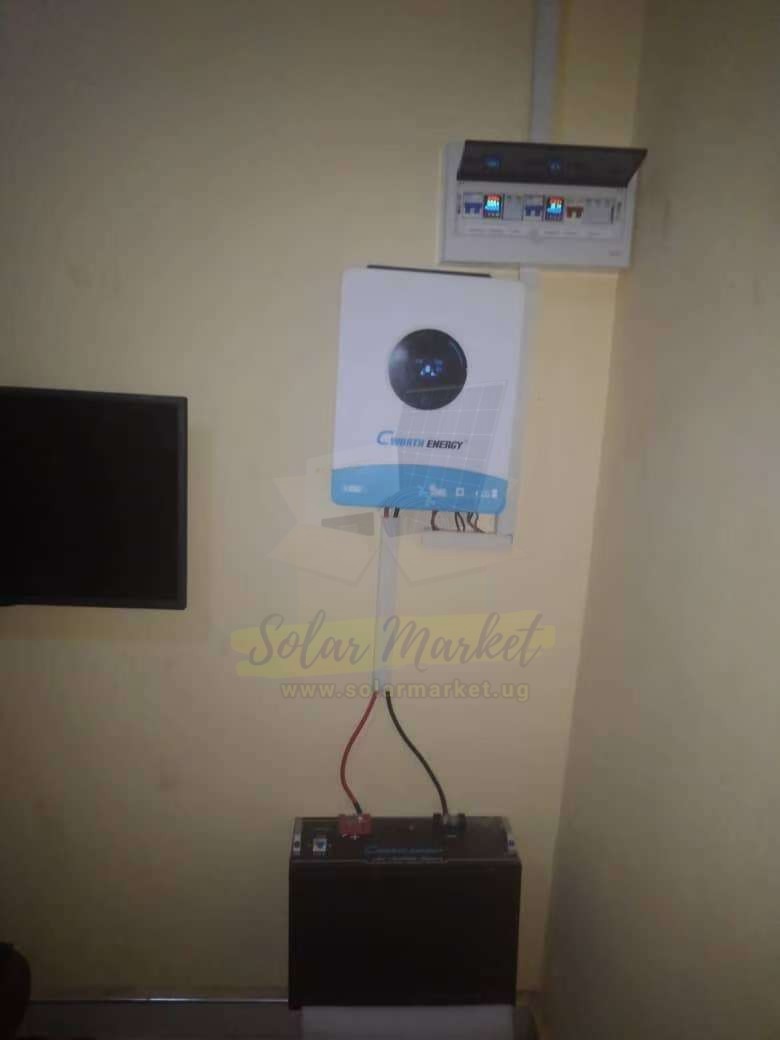 Cworth 2.5KWH Lithium Solar Battery 100Ah 24V LBT-24100C (5-Year Warranty)