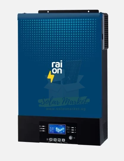 Raion J5 5kVA Hybrid Solar Inverter – Wi-Fi Enabled, MPPT 6000W Charger (Officially by Collective Energy Africa)