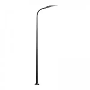Hot Dip Galvanized Steel Solar Street Lighting Pole uganda 9meters