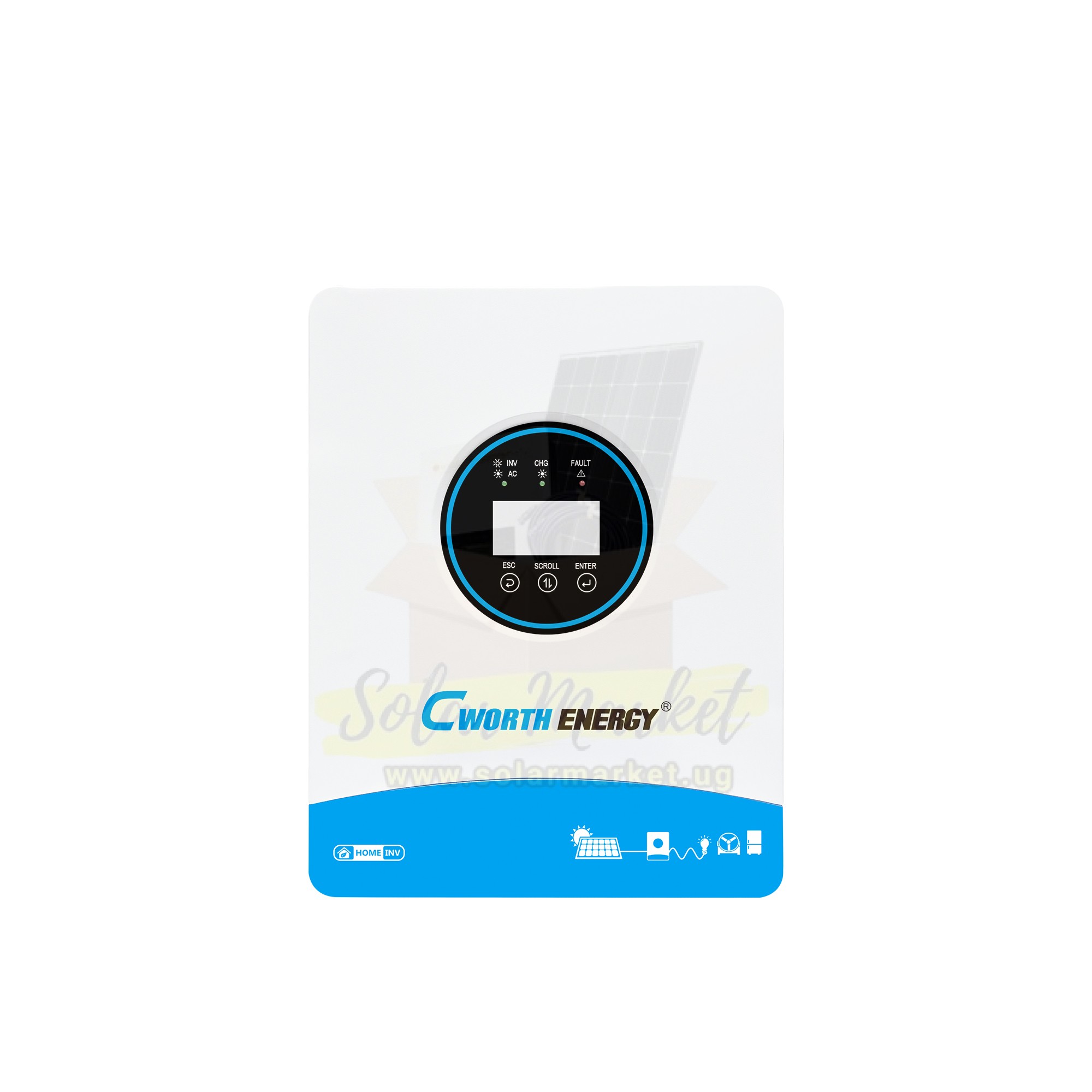 1500W Hybrid MPPT Off-grid Inverter (1.8KVA) with 3-Year Warranty