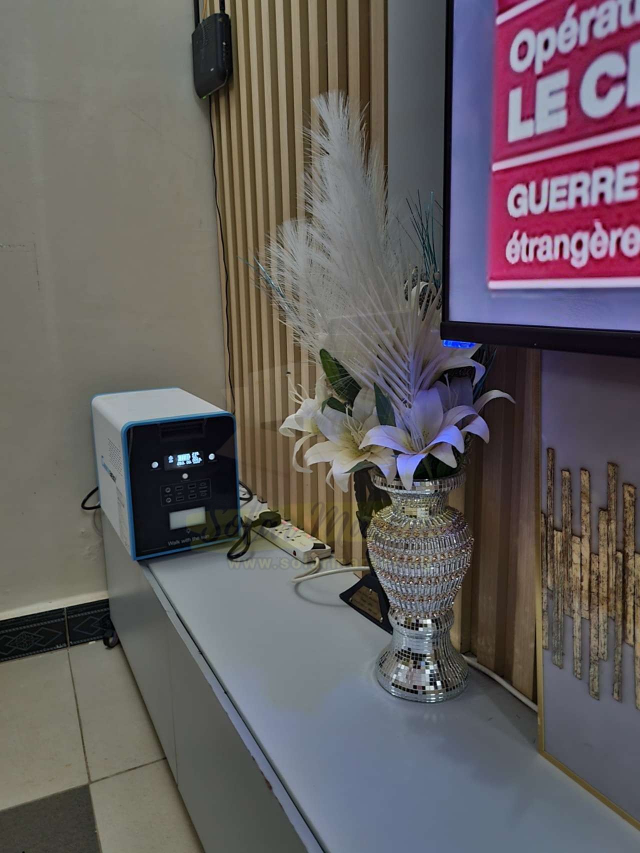 Cworth CE-PLB1200: Portable Solar Power Station - Power Anywhere (25.6V, 1.5kWh)