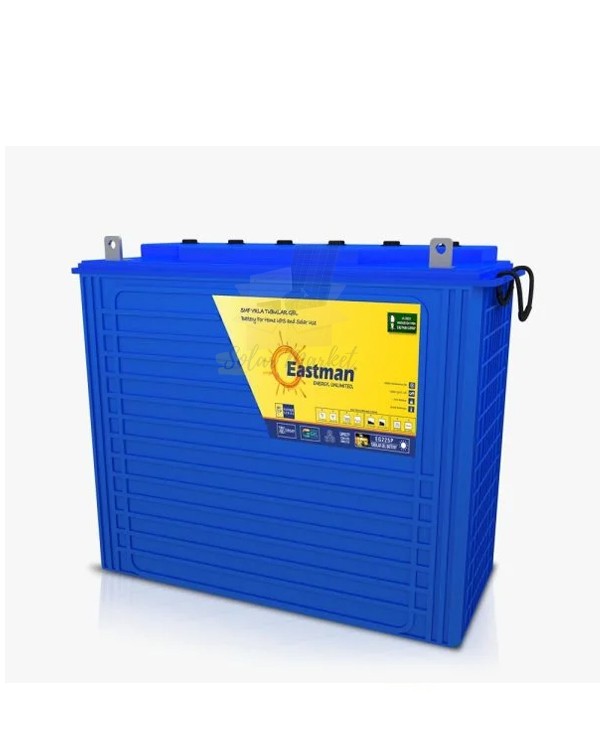 Eastman 200Ah 12V Tubular Gel Solar Battery - Deep Cycle & Reliable Backup Power Uganda