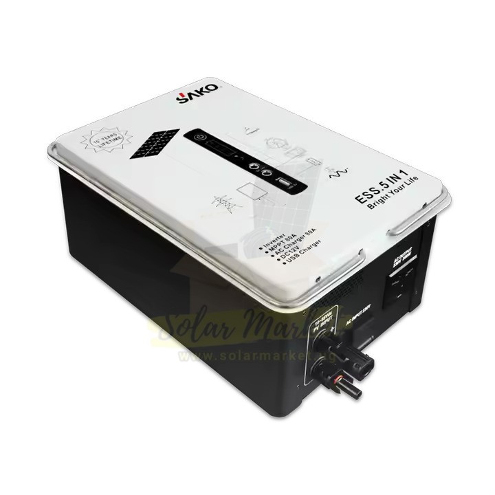 Sako 300W All-in-One Lithium Solar Energy Storage System – Portable, Plug-and-Play Power Backup