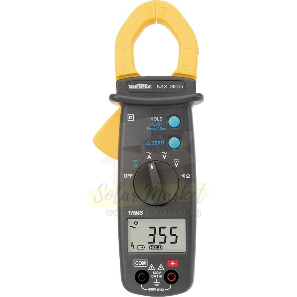 Chauvin Arnoux Metrix MX  355 AC/DC TRMS Clamp Multimeter | Tester for Electricians & Solar Works