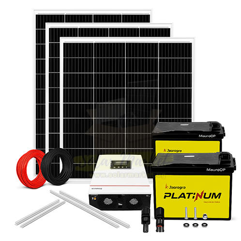 2kW Solar Power System Uganda | Reliable Lithium Batteries + Hybrid Inverter – Masrcorp