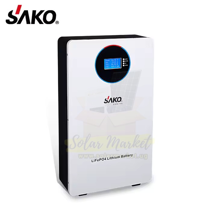 Sako 5.12kWh 200Ah 24V LiFePO4 Lithium Battery – SK-25.6V200Ah for Solar Storage & Inverter Compatibility