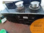 Masrcorp 2 Burners Solar Aided Stove with Oven